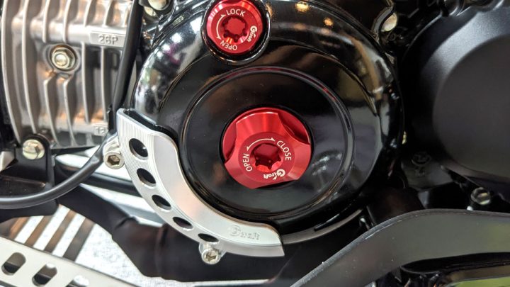 Ốc mân lửa lớn trang trí Honda Dax hiệu H2C nhập Thái Lan