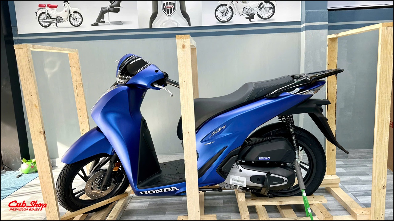 Honda SH Ý 150i – phiên bản màu xanh dương nhám Matt Pearl Pacific Blue - CubShop (11)