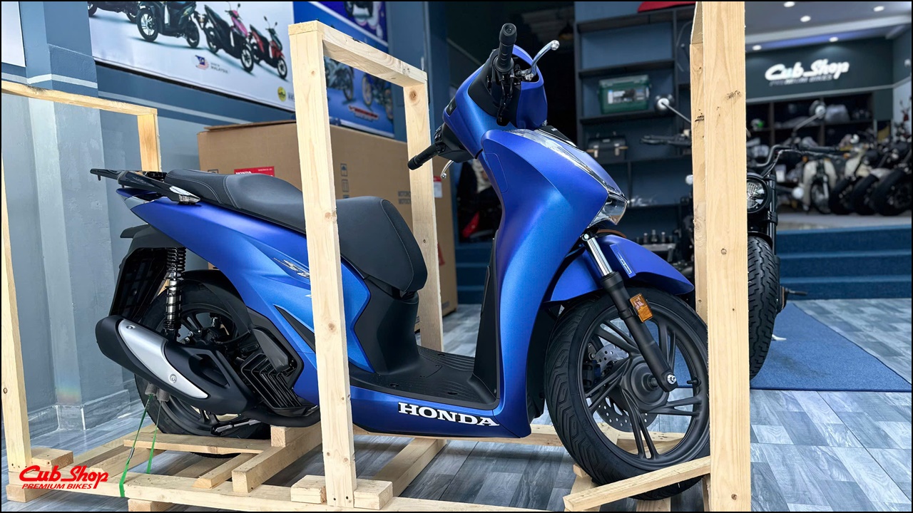 Honda SH Ý 150i – phiên bản màu xanh dương nhám Matt Pearl Pacific Blue - CubShop (7)