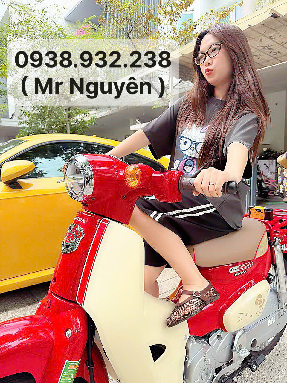super cub 50cc hello kitty