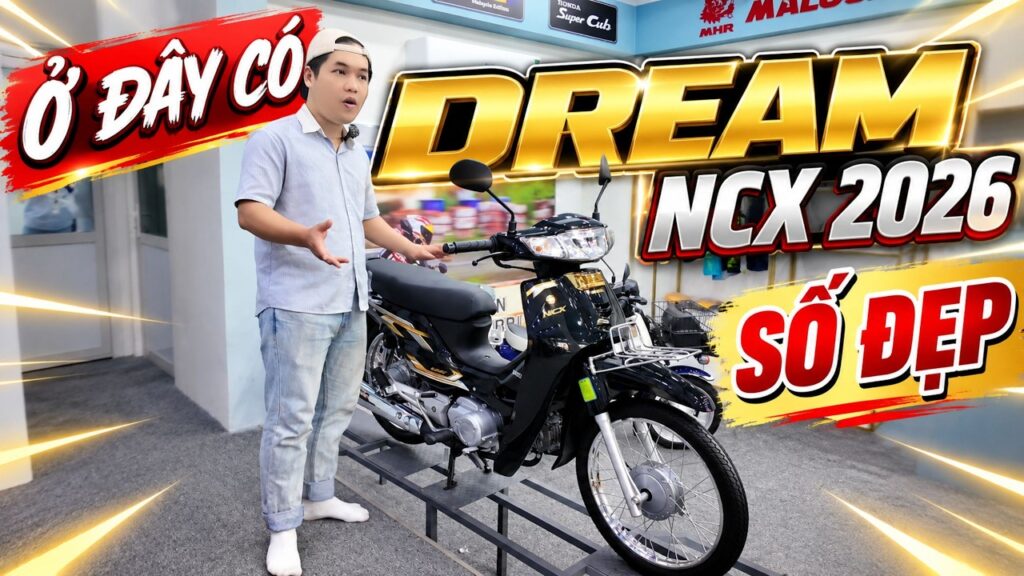 Honda Dream NCX 125 2026 số đẹp 6999 có giá bao nhiêu? 